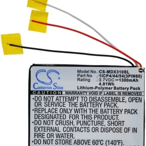 Batteri til 1ICP4/44/54(3PIN60 for Modecom, 3.7V, 1300 mAh v:4099427 Batteri til 1ICP4/44/54(3PIN60 for Modecom, 3.7V, 1300 mAh v:4099427
