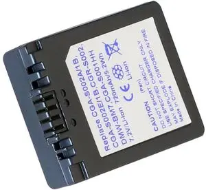 Batteri til Panasonic DMC-FZ15P, 7.2V (7.4V), 720 mAh v:7677976