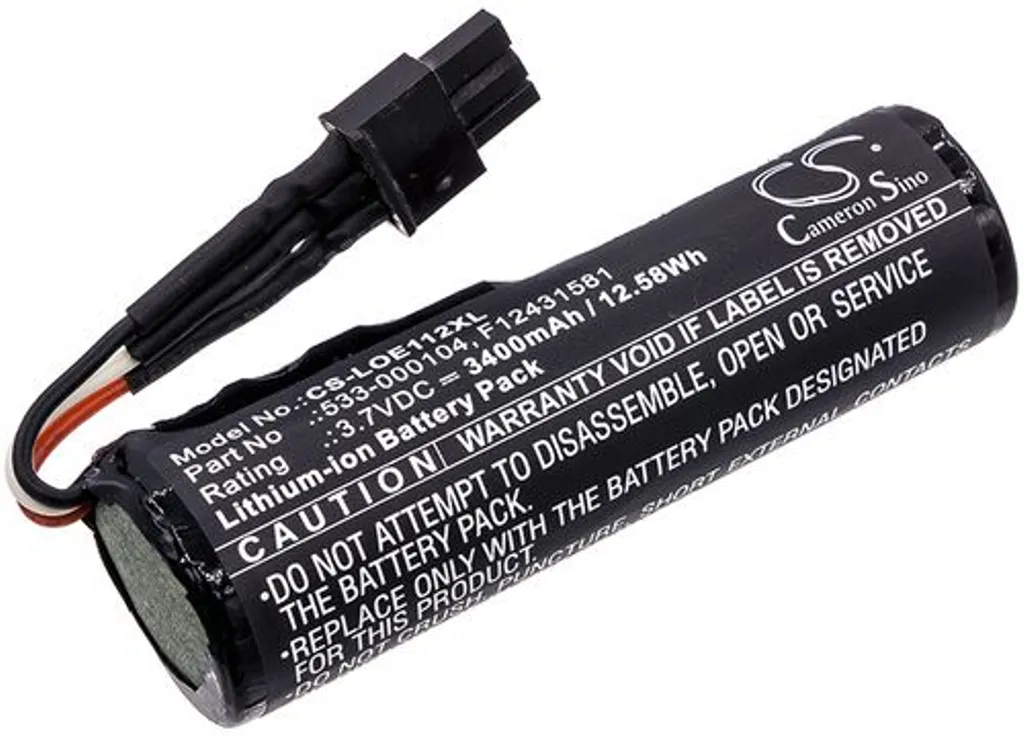 Batteri til Logitech VR0004, 3.7V, 3400 mAh v:3794319