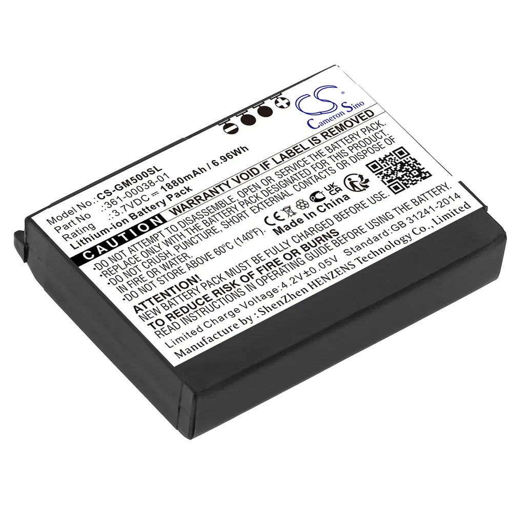 Batteri til 010-11143-00 for Garmin, 3.7V, 1880 mAh v:5582595 Batteri til 010-11143-00 for Garmin, 3.7V, 1880 mAh v:5582595