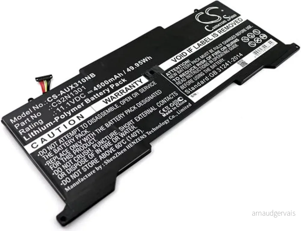 Batteri til Asus UX31LA-R5017H, 11.1V, 4500 mAh v:3782904