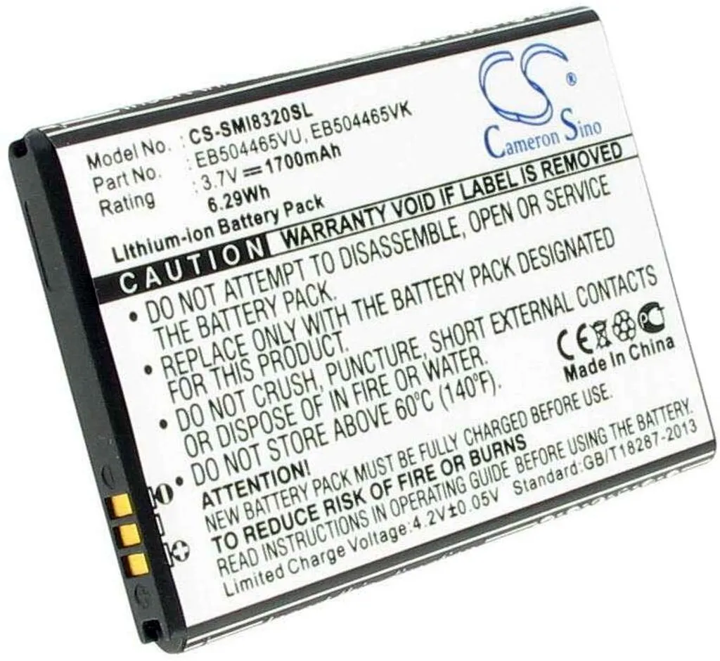 Batteri til Samsung SCH-I400, 3.6V (3.7V), 1500 mAh v:8469162