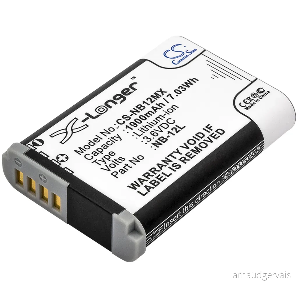 Batteri til VIXIA Mini X, 3.6V, 1900mAh v:1213534