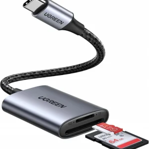 UGREEN CM401 USB-C-kortleser SD / microSD – Grå v:5068945