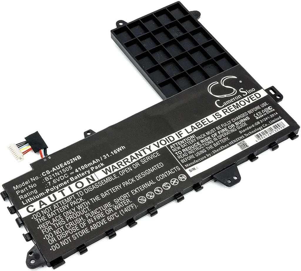 Batteri til Asus E402SA-WX155D, 7.6V, 4100 mAh v:5050654