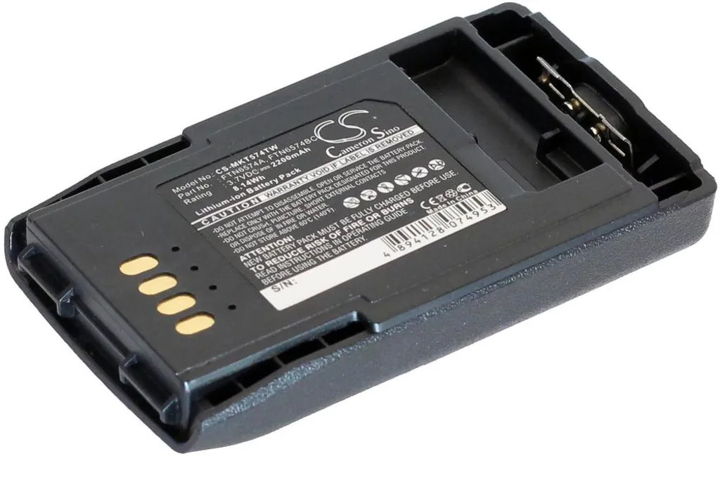 Batteri til Motorola MTP830S, 3.7V, 2200 mAh v:1240236