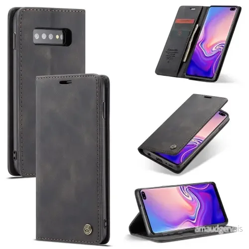 CASEME Lommeboketui for Samsung Galax S10 – Svart v:5065870