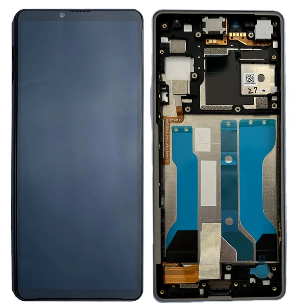 Sony Xperia 10 V-skjerm LCD-berøringsskjerm + ramme – svart v:5080372