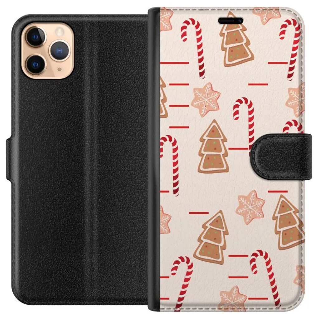 Apple iPhone 11 Pro Max Sort Lommebokdeksel Julens Godisglädje v:2835020
