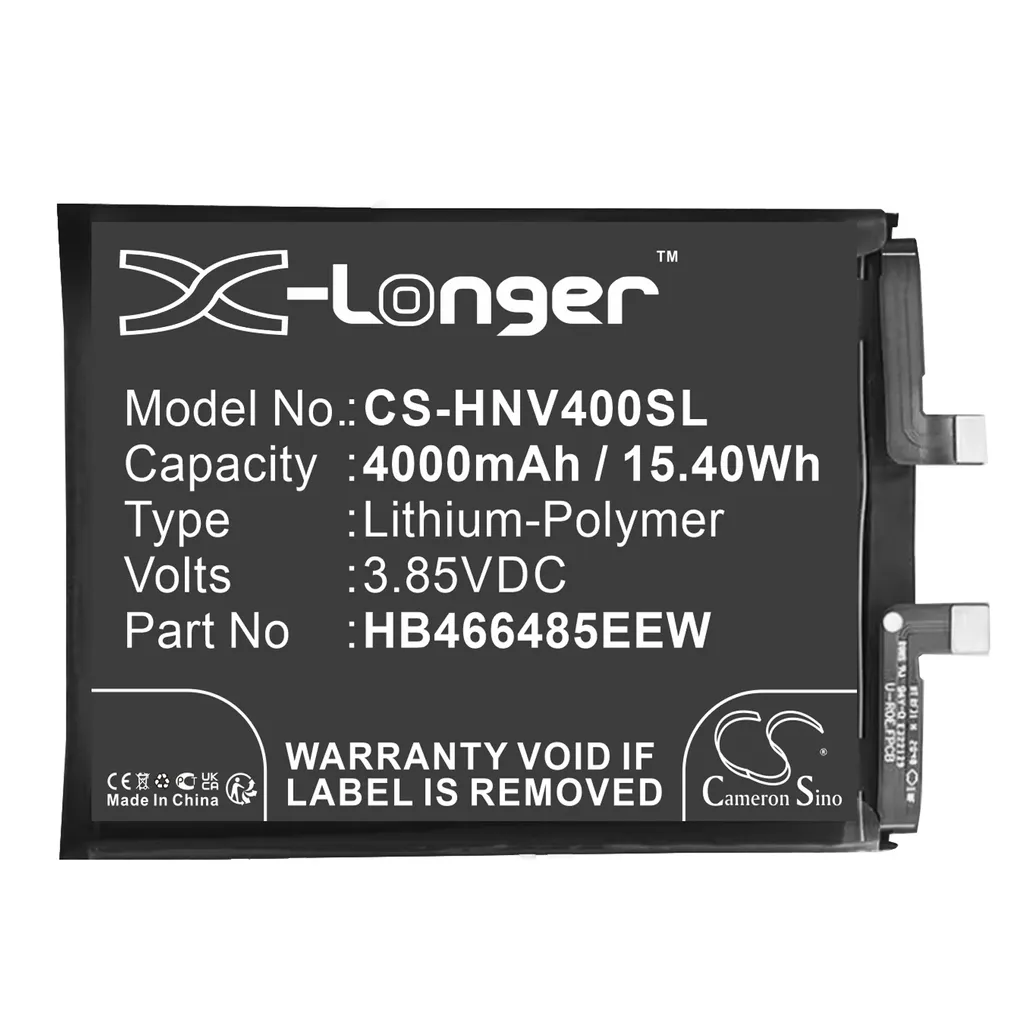 Batteri til HB466485EEW for Huawei, 3.85V, 4000mAh v:7073661 Batteri til HB466485EEW for Huawei, 3.85V, 4000mAh v:7073661