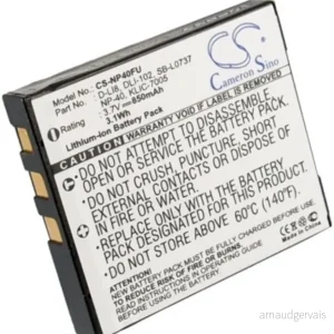 Batteri til AK01 for Benq, 3.7V, 850 mAh v:6062893 Batteri til AK01 for Benq, 3.7V, 850 mAh v:6062893