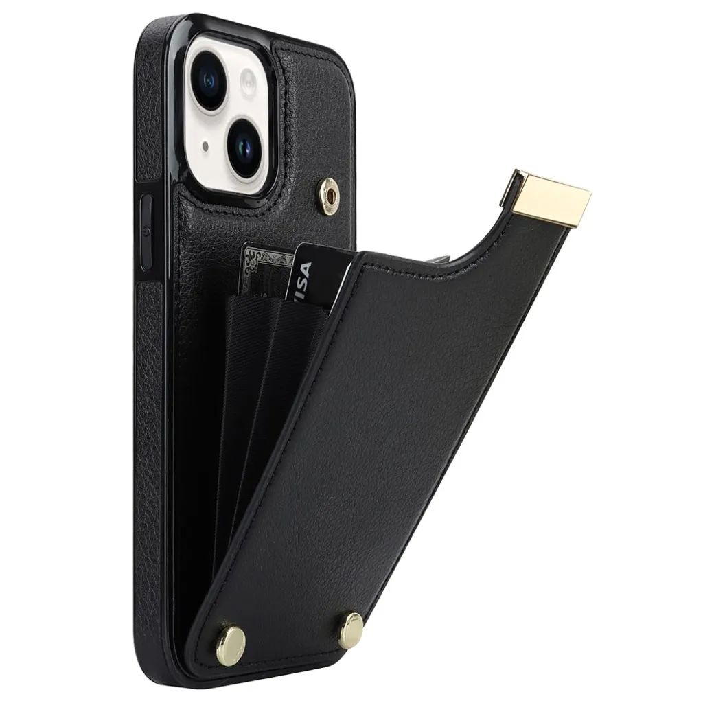 iPhone 15 Plus-deksel med kortholder – Svart v:5966353 iPhone 15 Plus-deksel med kortholder – Svart v:5966353