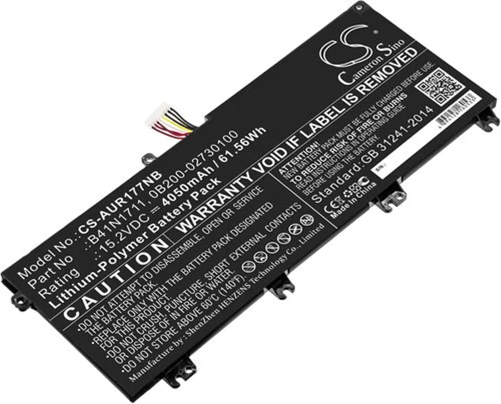 Batteri til Asus FX503VM-E4070T, 15.2V, 4050 mAh v:1327655