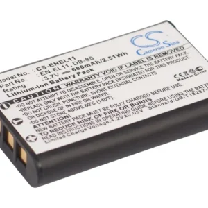 Batteri til D-LI78 for Nikon, 3,6 (3,7)V, 680mAh v:9775204