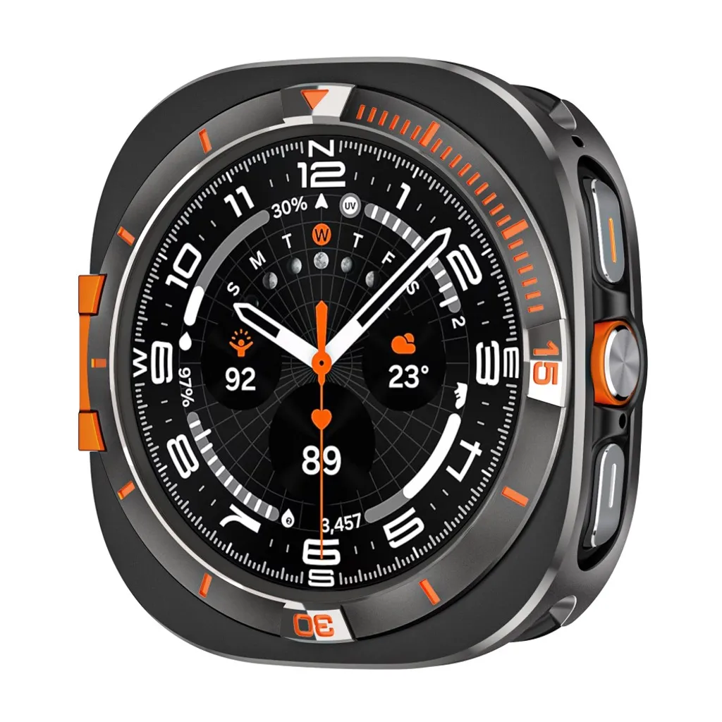 Samsung Galaxy Watch Ultra (2025)/Ultra 47mm Deksel – Svart/Oransje v:1572903