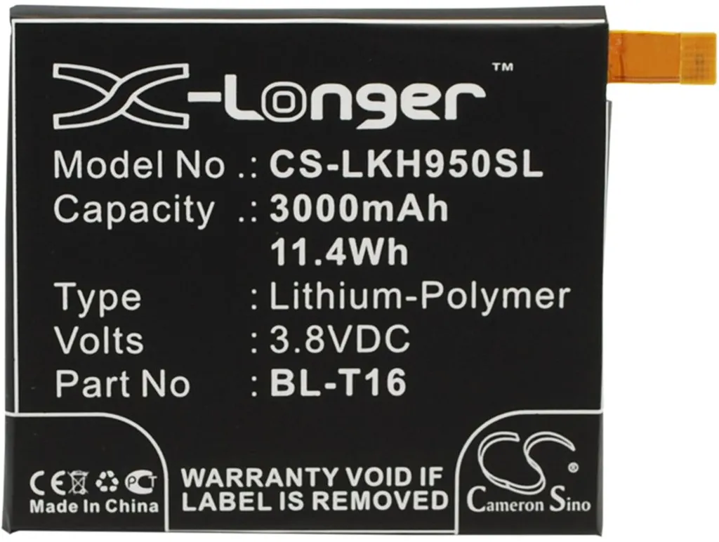 Batteri til LG H959, 3.8V, 3000 mAh v:2920419