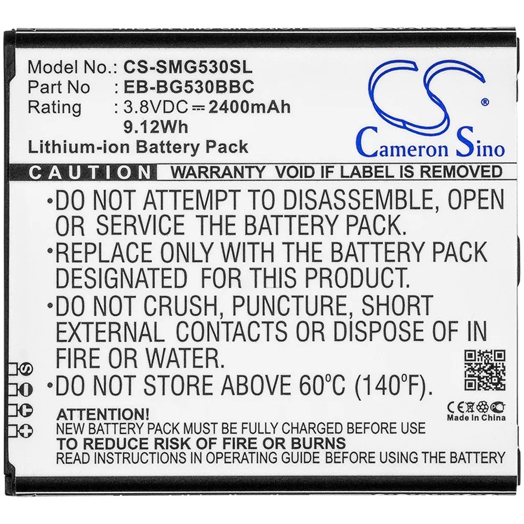 Batteri til Samsung J2 Prime, 3.8V, 2400 mAh v:4989939
