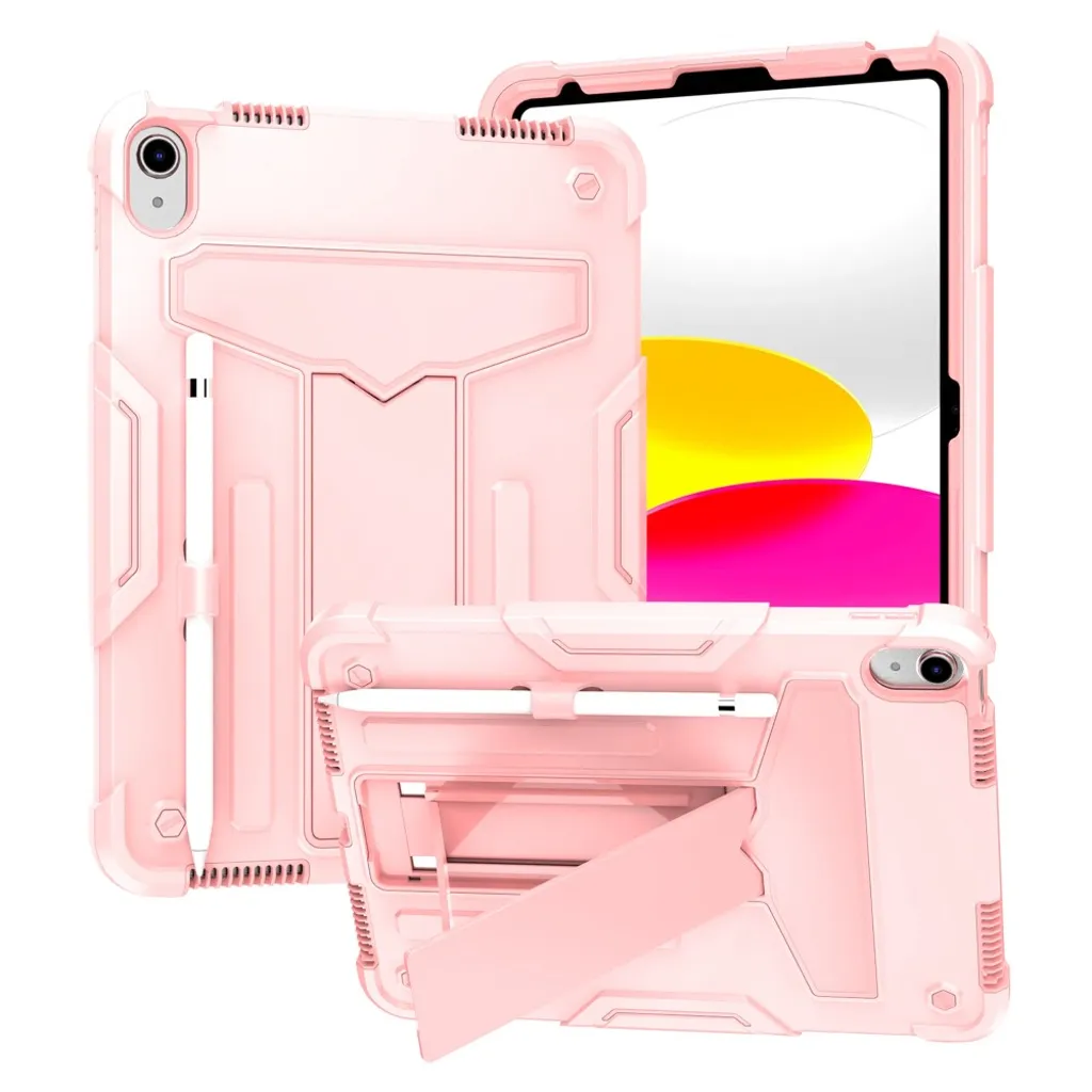 iPad 10.9" 2022 / iPad 11" 2025 deksel med pennespor – Rosa v:5074526