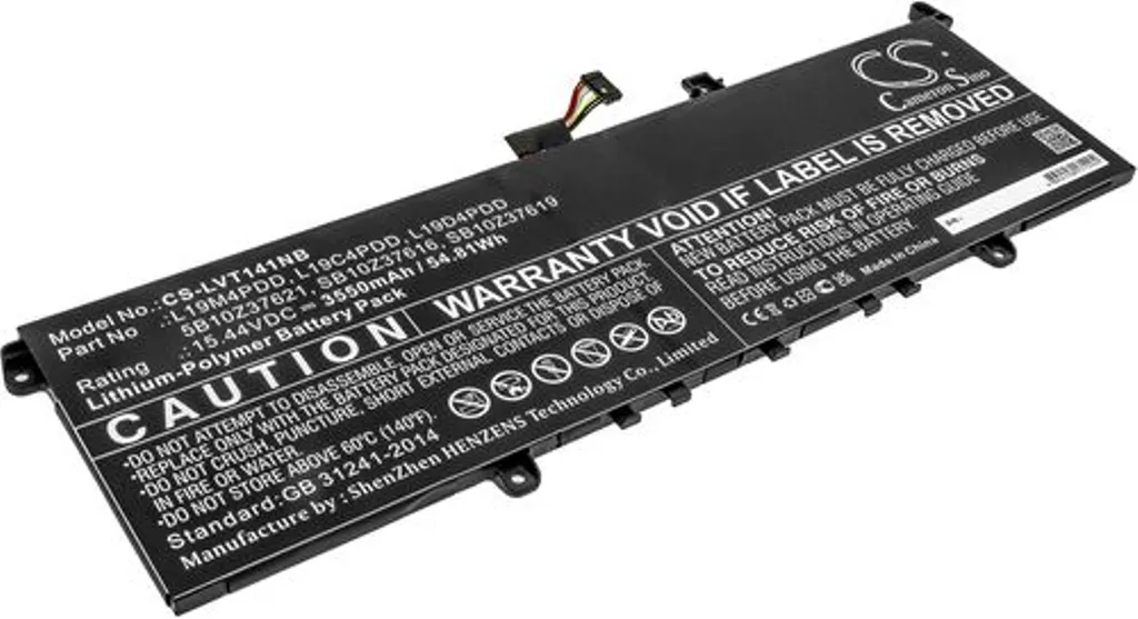 Batteri til Lenovo ThinkBook 13s G2-20V9000MAU, 15.44V, 3550 mAh v:6684262
