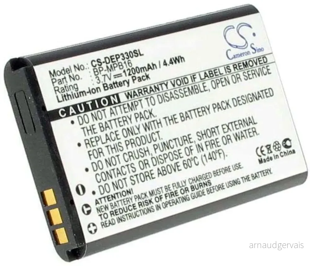 Batteri til Doro HandleEasy 330, 3.7V, 1200 mAh v:3742332