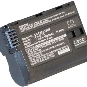 Batteri til EN-EL15A for Nikon, 7.0V, 1400 mAh v:9218462