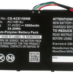 Batteri til Acer Aspire 3 A315-55G-31ZA, 11.4V, 3000 mAh v:8553327 Batteri til Acer Aspire 3 A315-55G-31ZA, 11.4V, 3000 mAh v:8553327