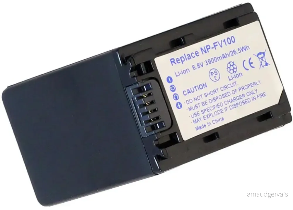 Batteri til Sony HDR-SR8E, 6.8V (7.2V), 3150 mAh v:2593361