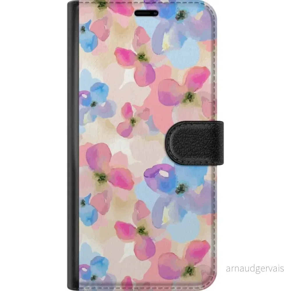 Samsung Galaxy A56 Sort Lommebokdeksel Blomsterprakt v:7039314