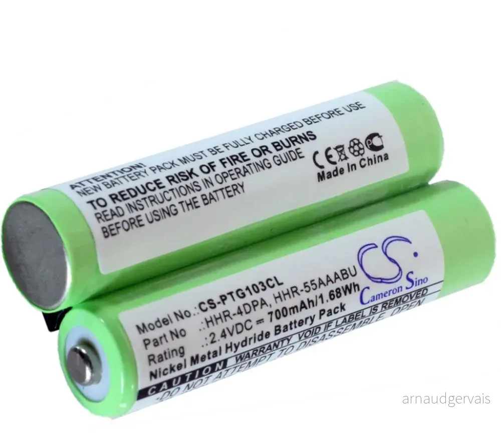 Batteri til Panasonic KX-TG6544B, 2.4V, 700 mAh v:4277330