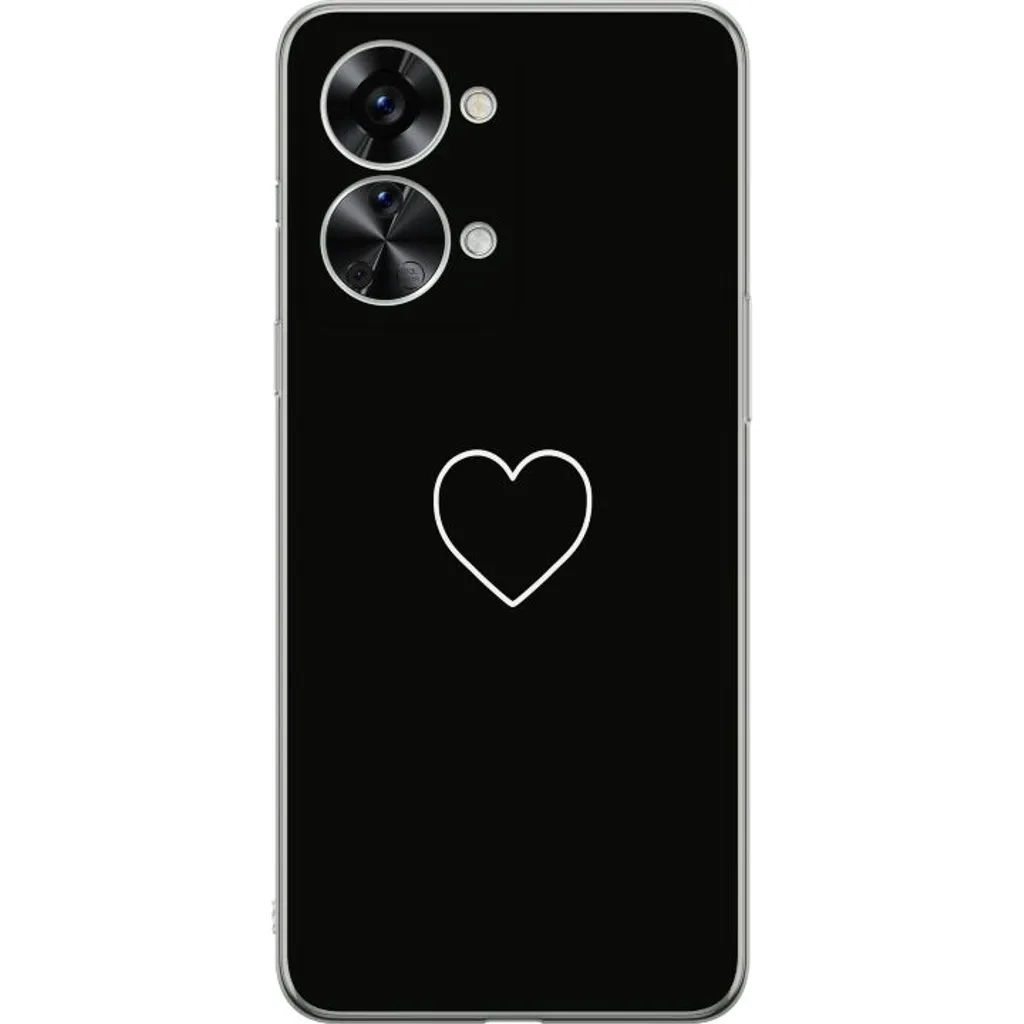 OnePlus Nord 2T Gjennomsiktig Telefondeksel Hjärta v:6153116