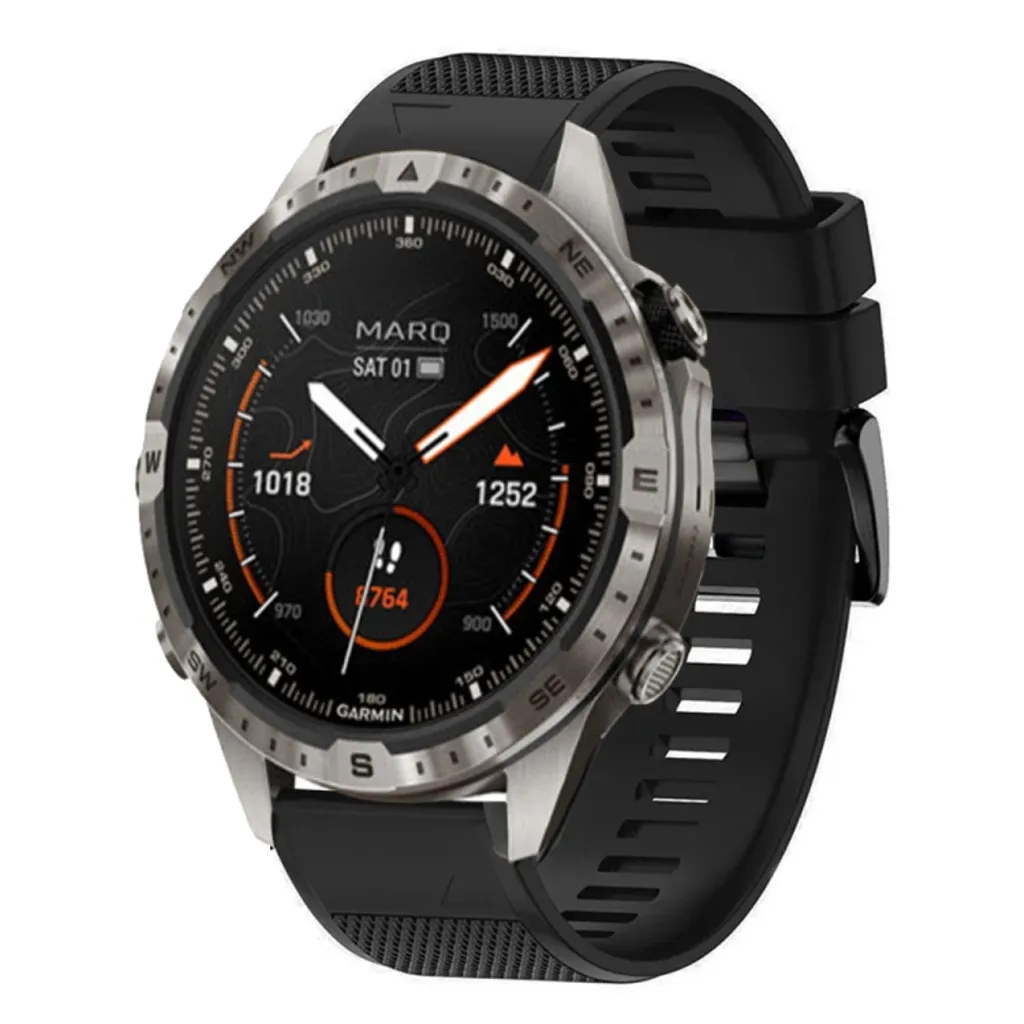 Garmin MARQ Adventurer Gen 2 Klokkereim i Silikon – Svart v:1081857