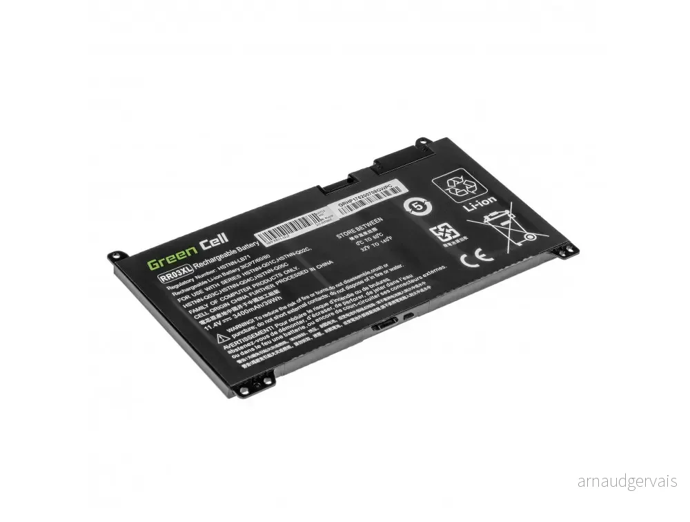 Batteri til HTTNN-Q01C for HP, 11,4V, 4000mAh v:3221808