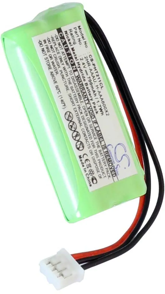 Batteri til Philips Kala3351, 2,4V, 700 mAh v:2329553