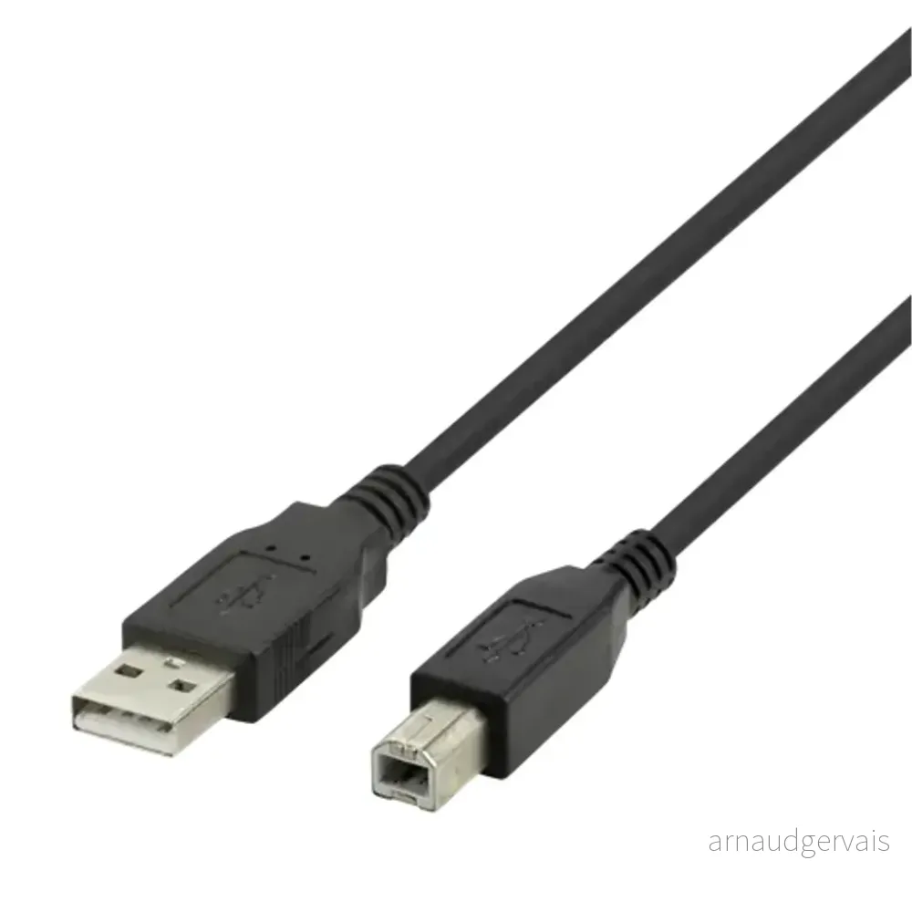 Deltaco USB 2.0-kabel, Type A – Type B, 2m – Svart v:4503693