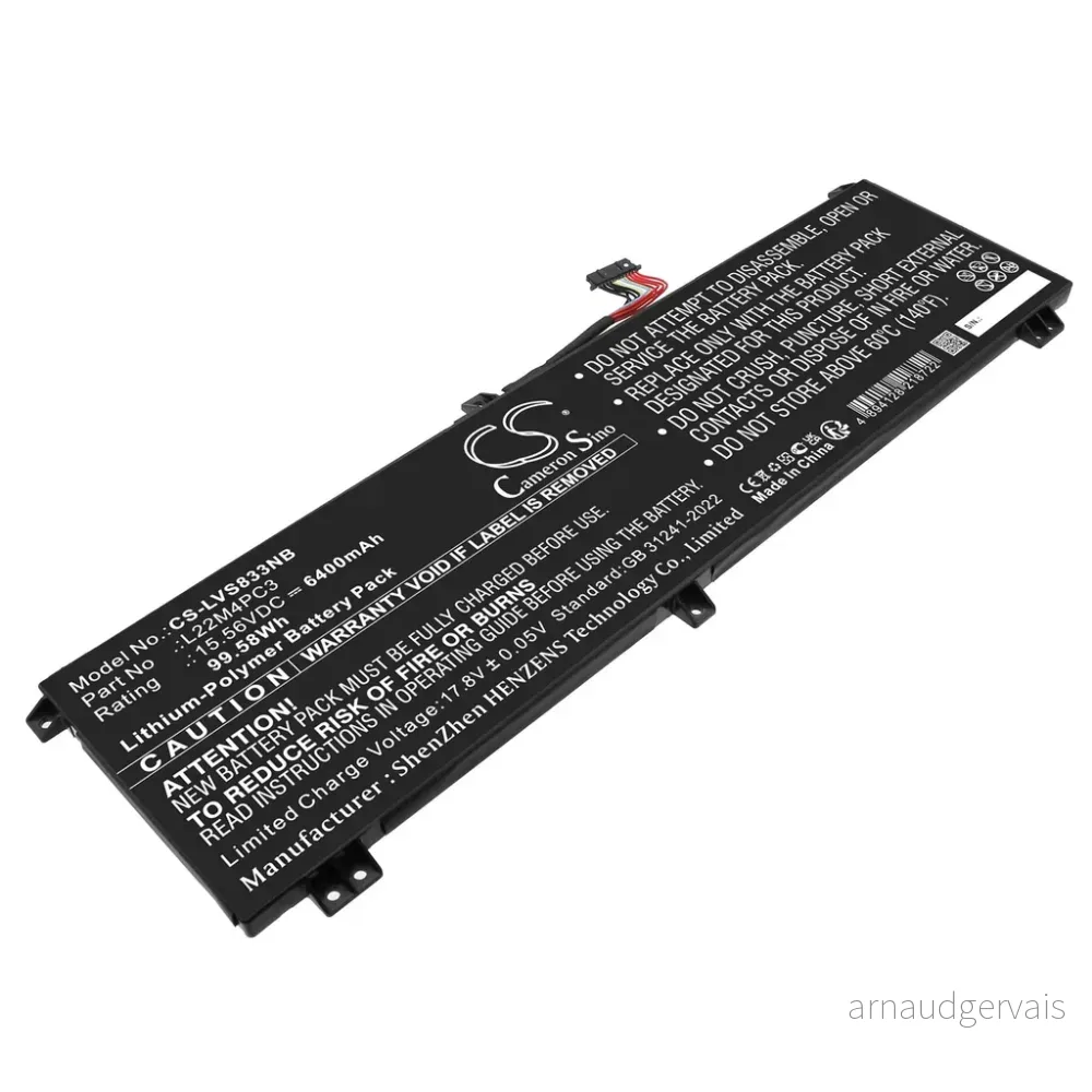 Batteri til 83AG003SAD, 15.56V, 6400mAh v:4910738