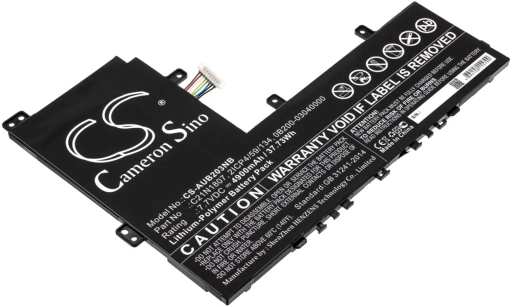 Batteri til Asus E203MAH-FD005T, 7.7V, 4900 mAh v:2261538