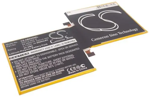 Batteri til Amazon KINDLEFIREHD89, 3.7V, 6000 mAh v:5036178
