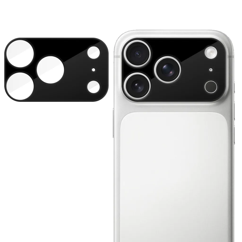 iPhone 18 Pro Max Linsebeskytter Herdet Glass Full Dekning – Svart v:4695733 iPhone 18 Pro Max Linsebeskytter Herdet Glass Full Dekning – Svart v:4695733