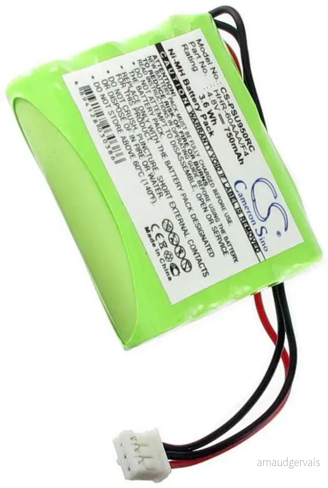 Batteri til Philips RU970, 4.8V, 750 mAh v:9142311