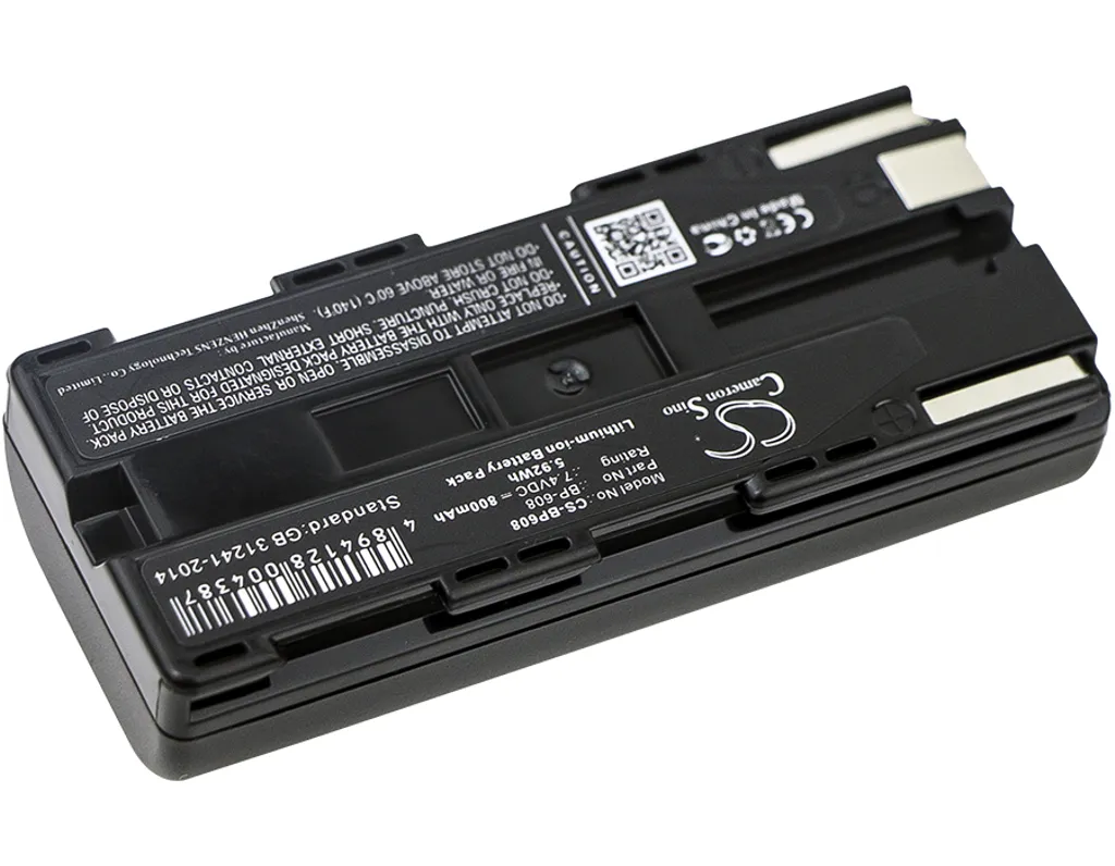 Batteri til Canon MV20, 7,2 (7,4) VV, 850mAh v:7725429