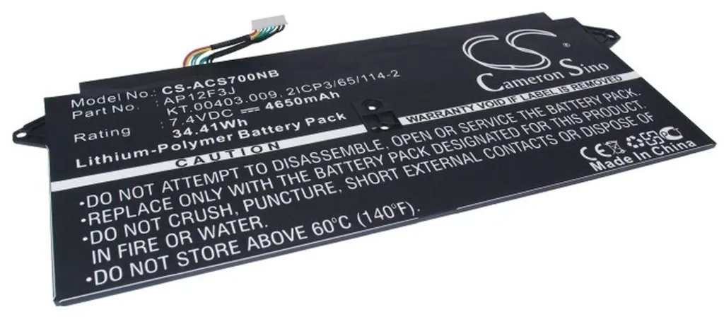 Batteri til Acer Aspire V3, 7.4V, 4650 mAh v:4240193