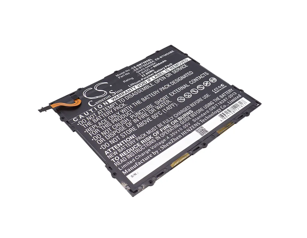 Batteri til Samsung SM-T587P, 3.8V, 6000 mAh v:7992643