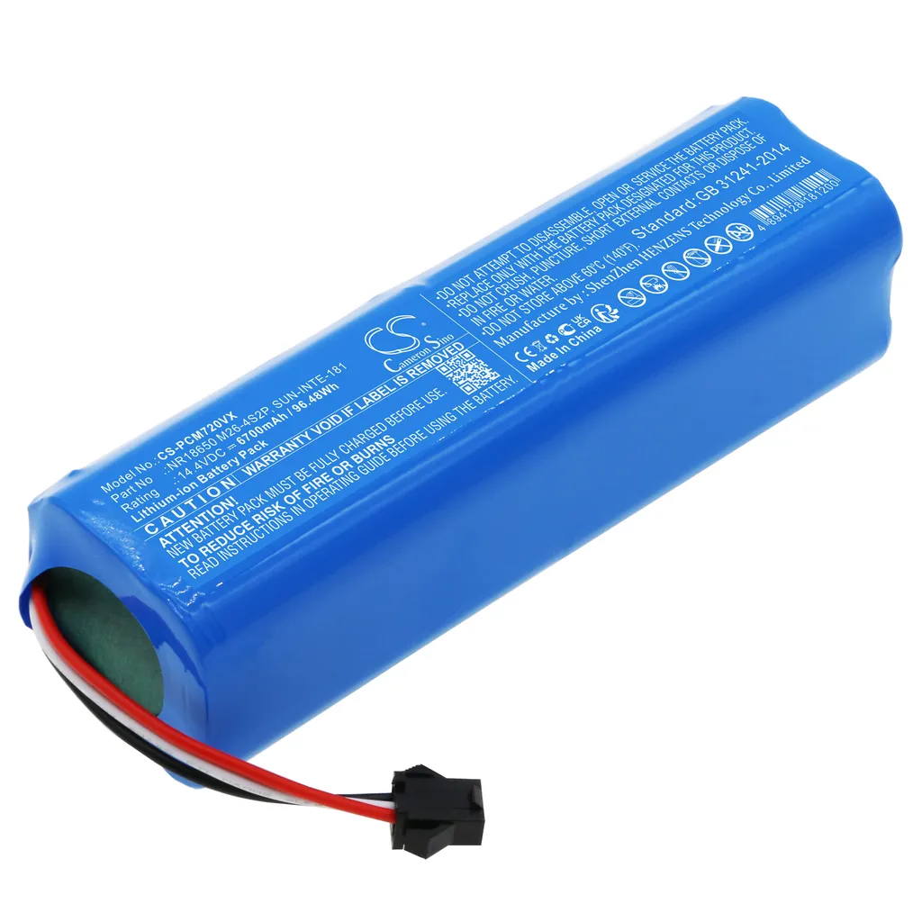 Batteri til Viomi S9, 14.4, 6700mAh v:6927137
