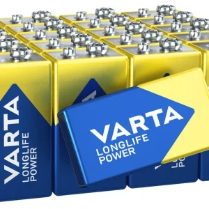 VARTA Longlife Power 9V batteri SCAND, 20-pak v:4839749 VARTA Longlife Power 9V batteri SCAND, 20-pak v:4839749