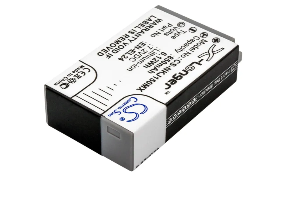 Batteri til EN-EL24 for Nikon, 7.2V, 850mAh v:7842217