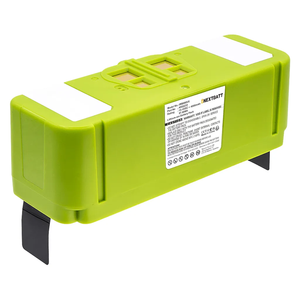 Batteri til iRobot Roomba 675, 14,4V, 4000mAh v:8684036