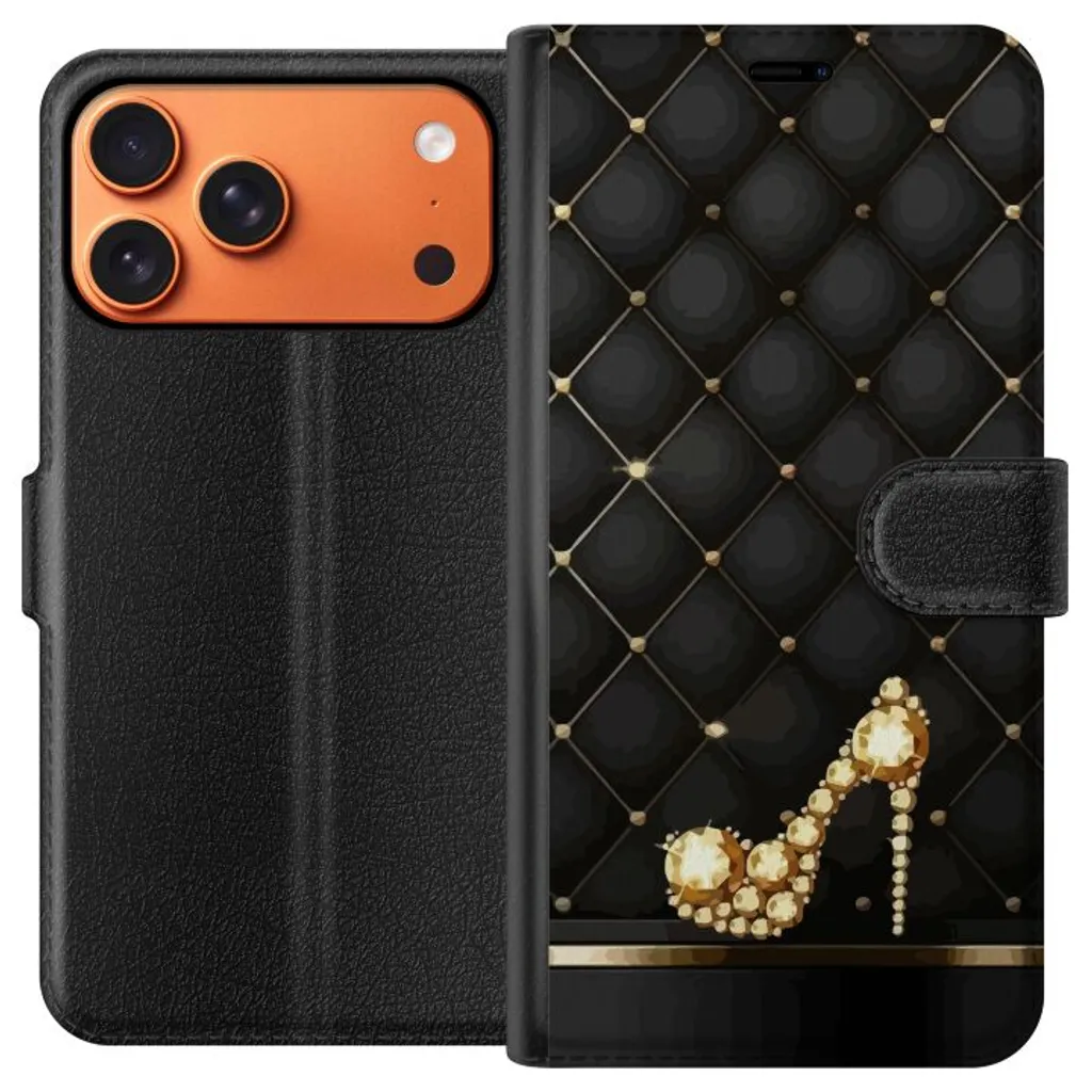 Apple iPhone 18 Pro Max Sort Lommebokdeksel Lyxig Sko v:2632219