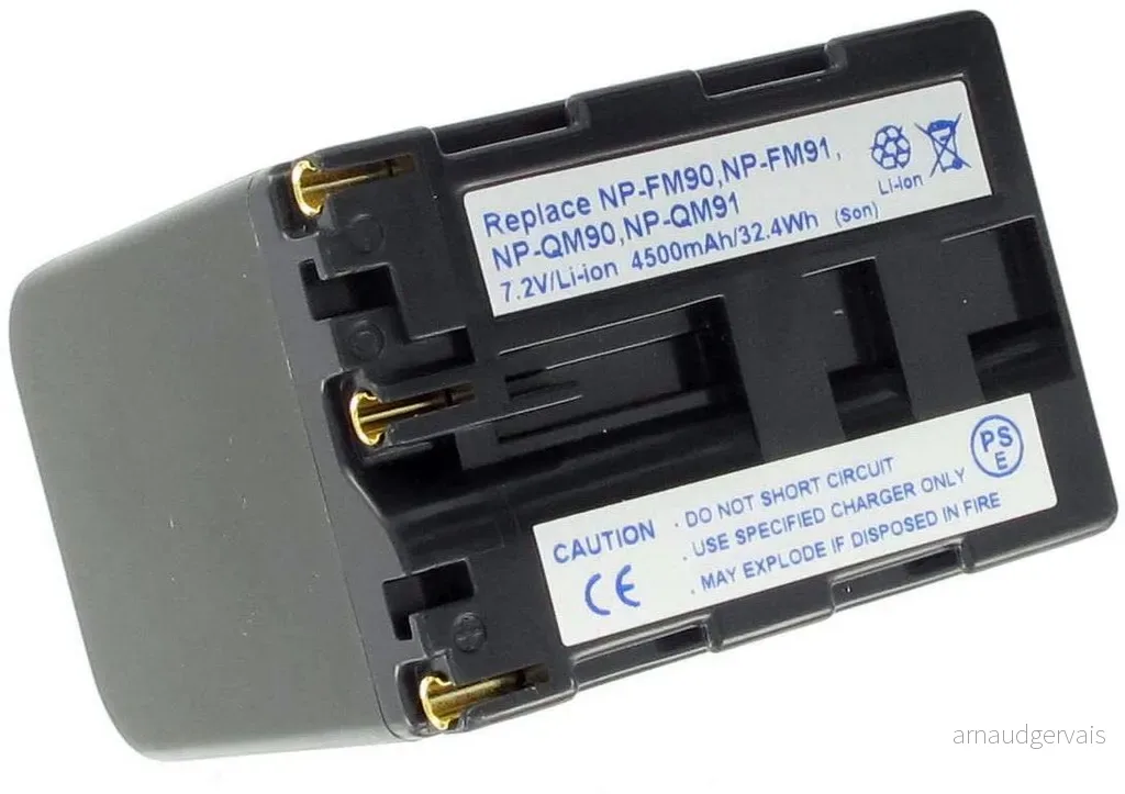 Batteri til Sony DCR-TRV430E, 7.2V (7.4V), 4500 mAh v:3949430