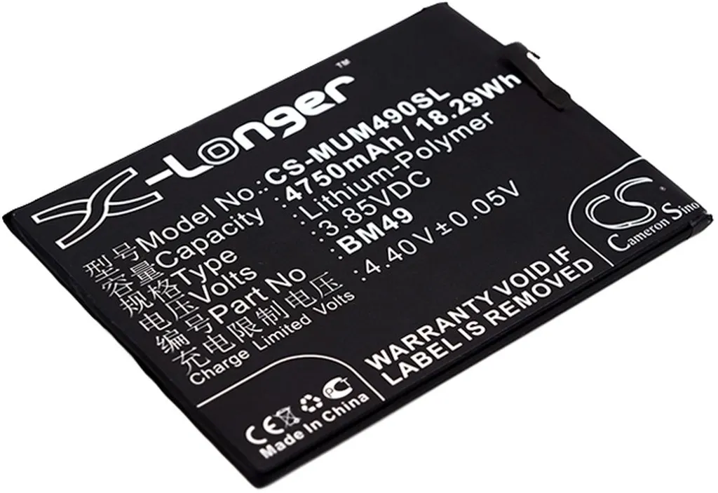 Batteri til Xiaomi Mi Max, 3.85V, 4750 mAh v:7061390