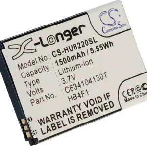 Batteri til Lenovo Lphone 3GW101, 3.7V (3.6V), 1500 mAh v:4427698